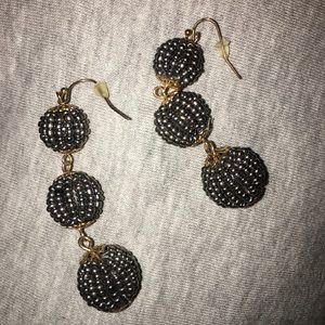 Beaded Ball Earrings